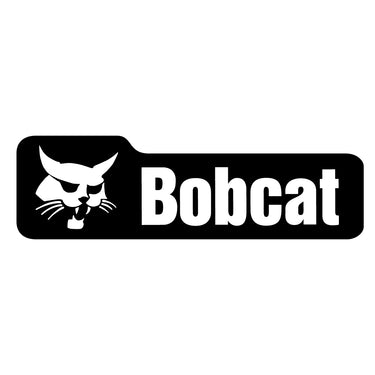 REAR BOBCAT LOGO DOOR DECAL FOR LOADERS